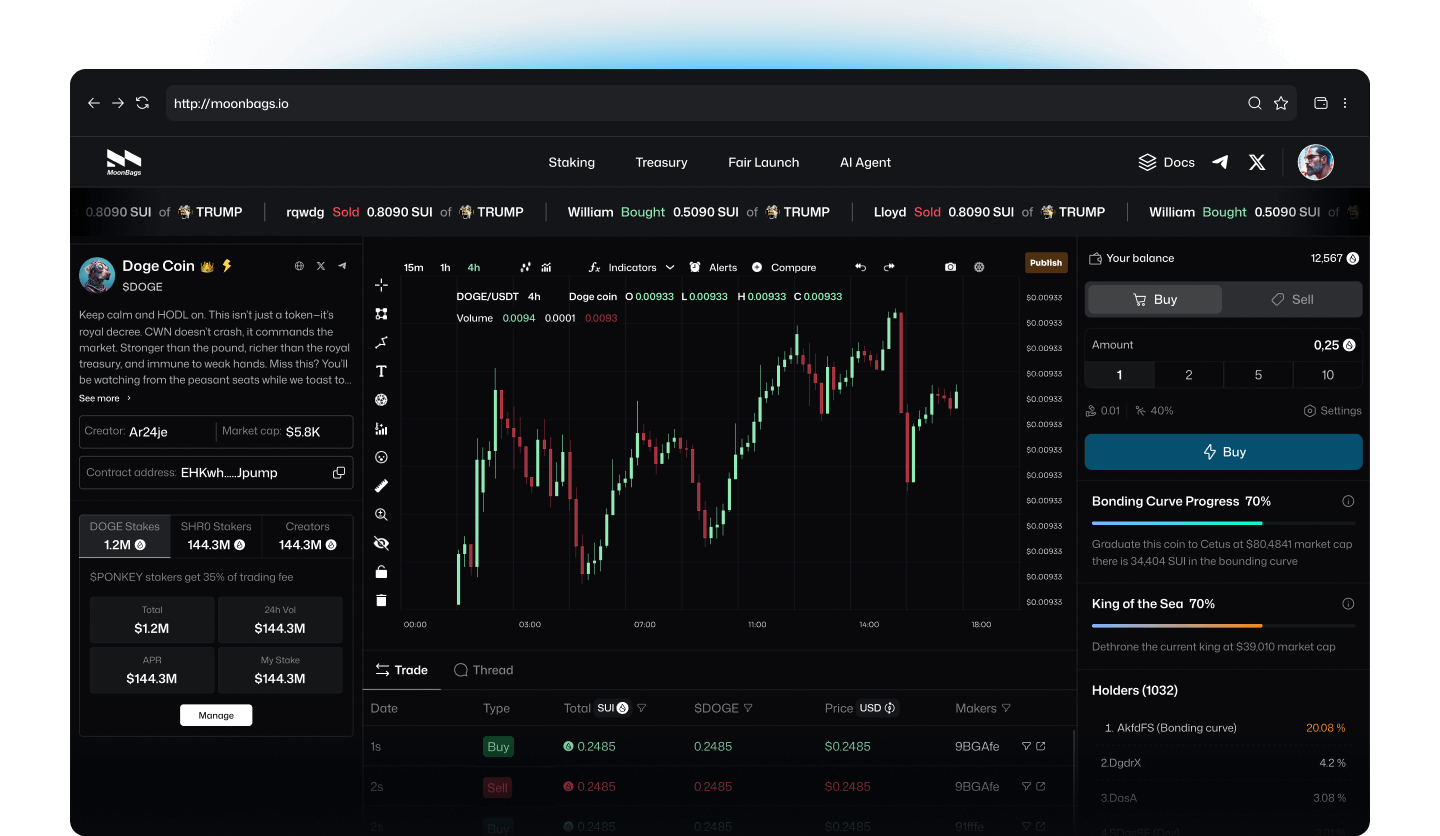 Understanding Bonding Curves: Complete Guide to Sui Memecoin Platform